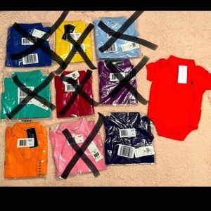 Infant polo onesie